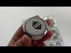Nuevo controlador de ascensor de alta calidad, botón de empuje de ascensor, botón de braille, piezas de repuesto de ascensor